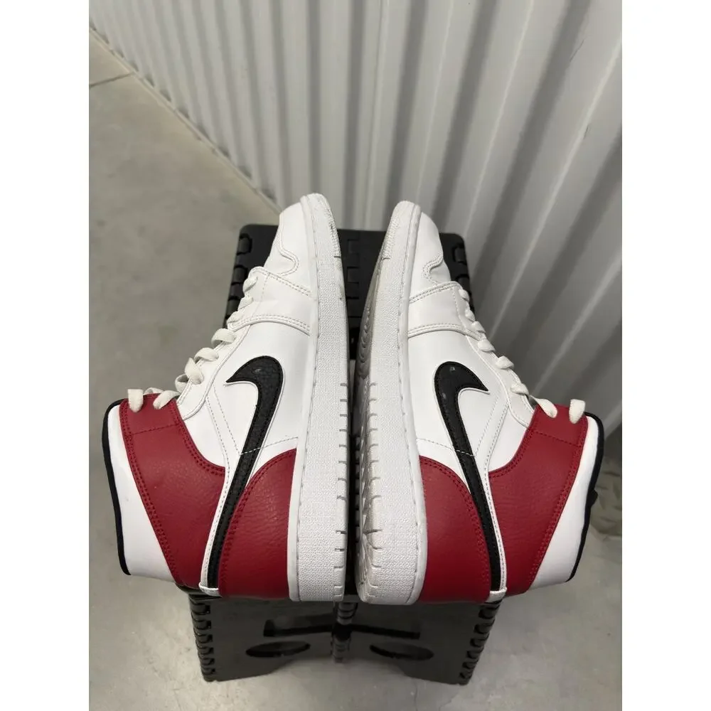 Nike Air Jordan 1 White Chicago Black-University 2019 Size 9 Men's - 554724-116